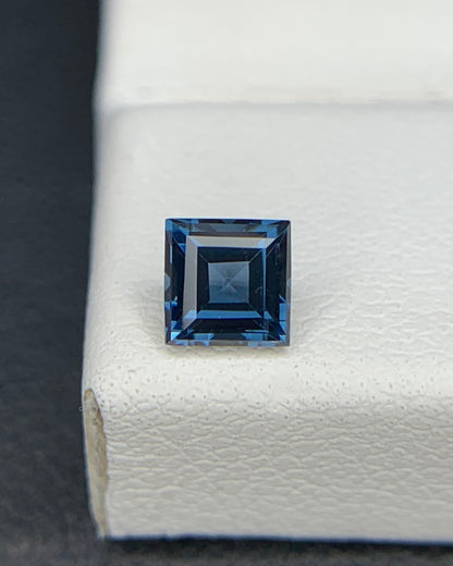 Natural Blue Spinel 0.36 Carat 4x4 MM Square Shape Faceted Gemstone 