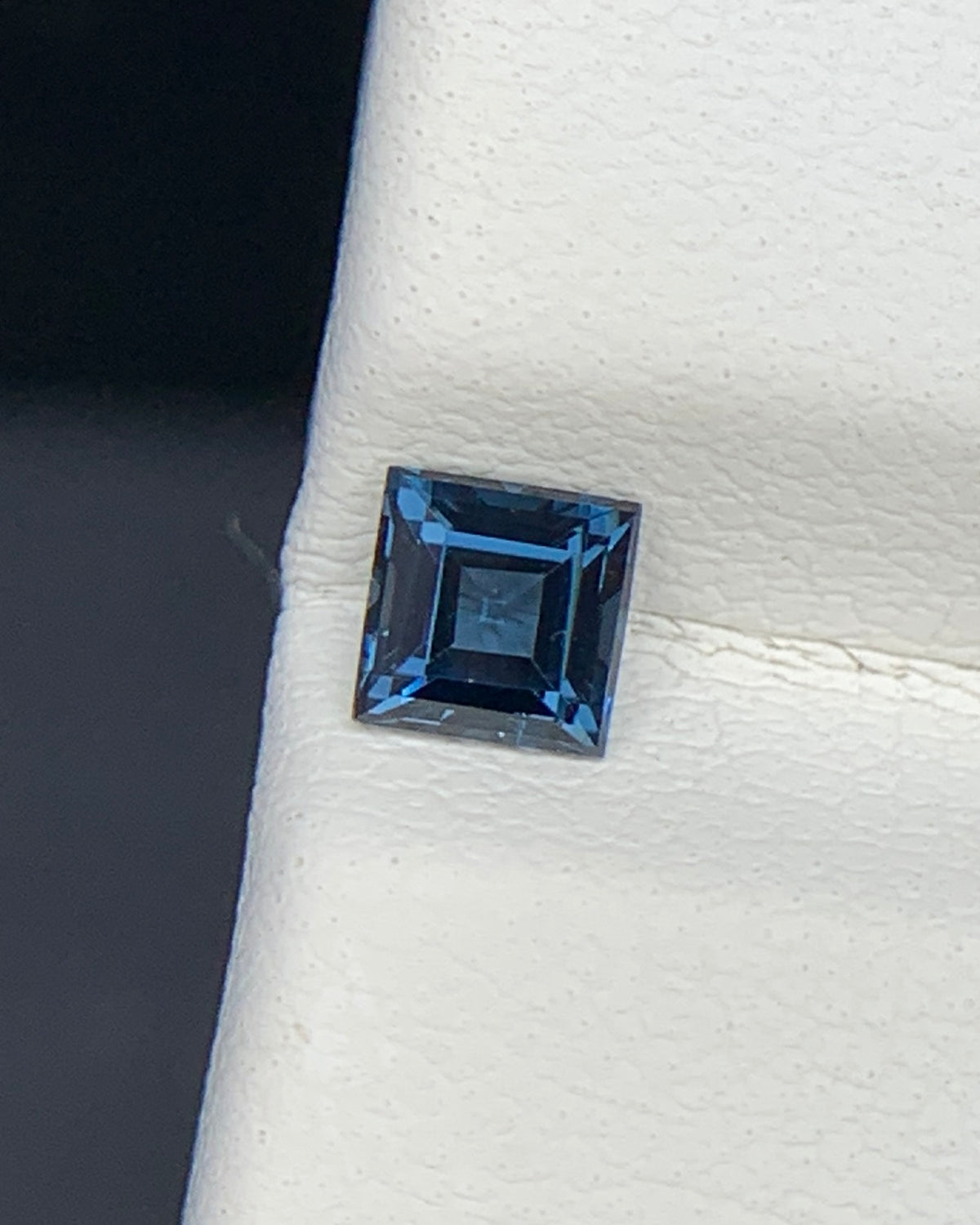 Natural Blue Spinel 0.36 Carat 4x4 MM Square Shape Faceted Gemstone 
