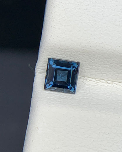 Natural Blue Spinel 0.36 Carat 4x4 MM Square Shape Faceted Gemstone 