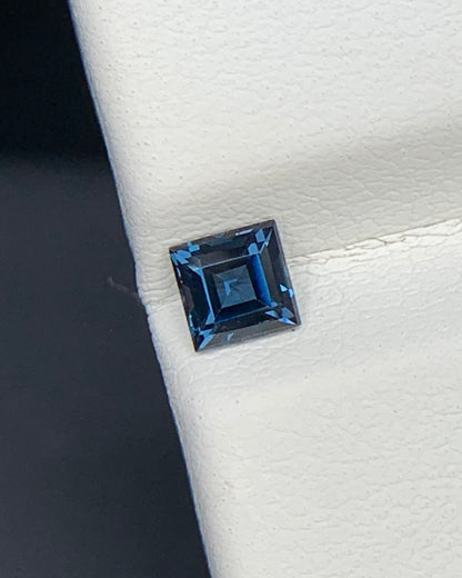 Natural Blue Spinel 0.36 Carat 4x4 MM Square Shape Faceted Gemstone 