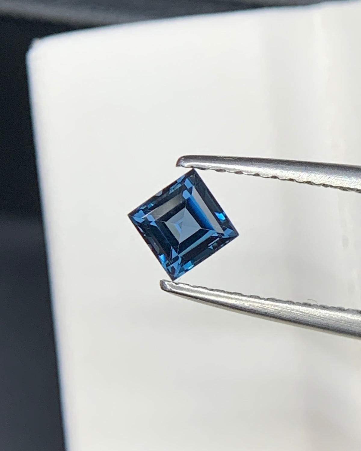 Natural Blue Spinel 0.36 Carat 4x4 MM Square Shape Faceted Gemstone 