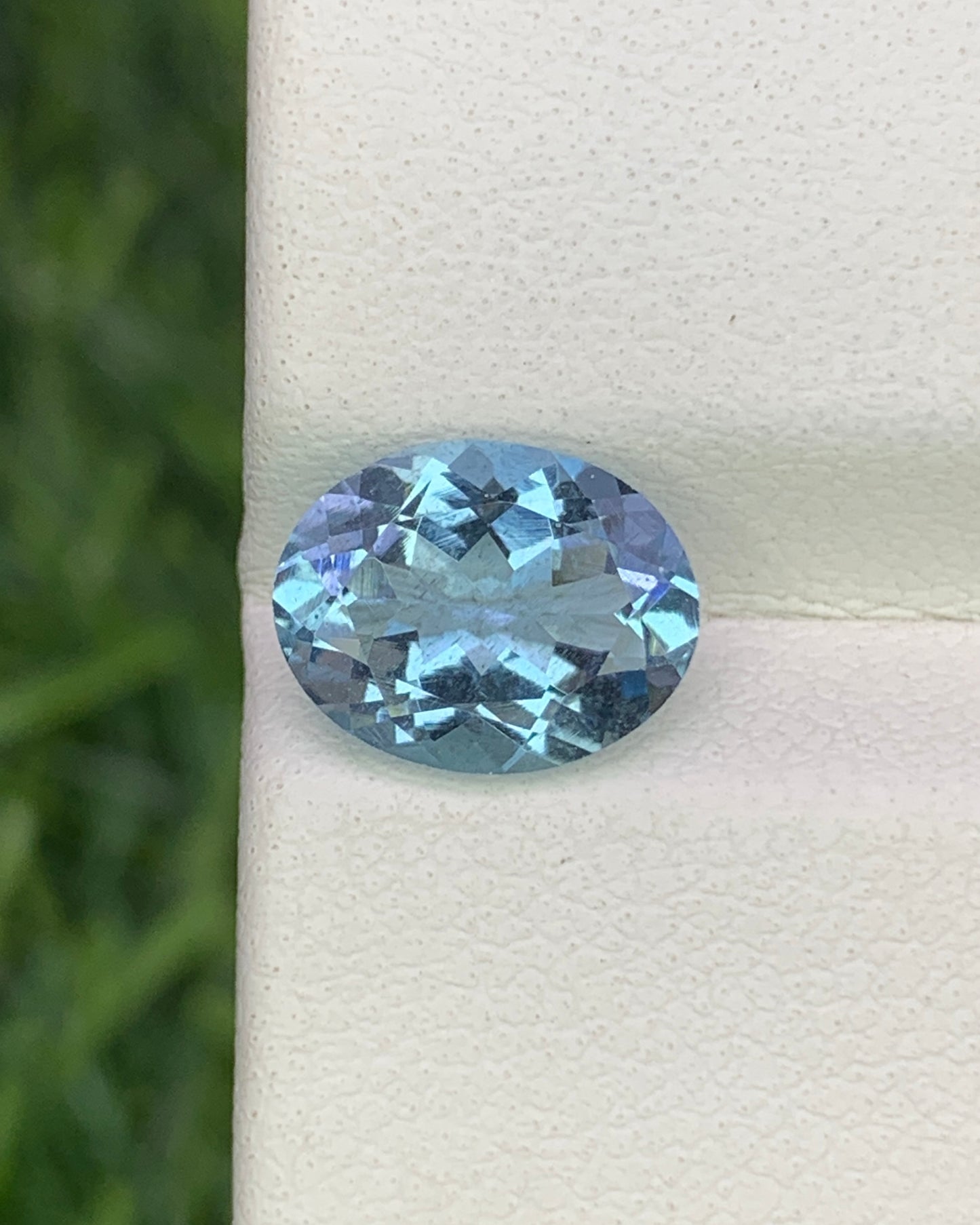 Natural Aquamarine 1.63 Carat 9x7 MM Oval Shape Faceted Gemstone
