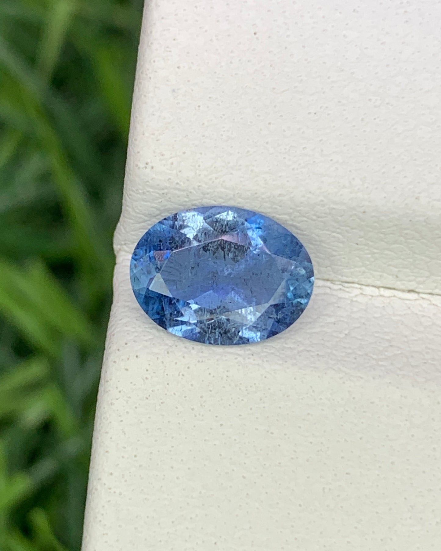 Natural Santa Maria Aquamarine 1.01 Carat 8x6 MM Oval Shape Faceted Gemstone