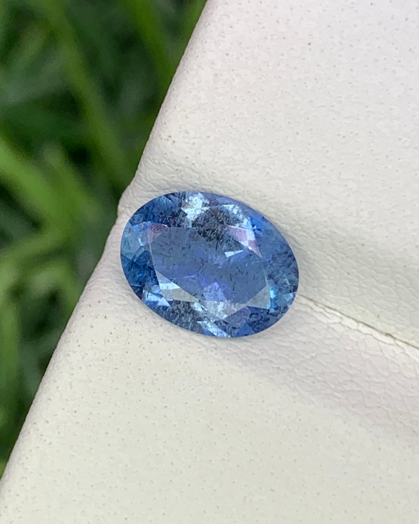 Natural Santa Maria Aquamarine 1.01 Carat 8x6 MM Oval Shape Faceted Gemstone