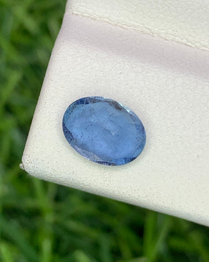 Natural Santa Maria Aquamarine 1.01 Carat 8x6 MM Oval Shape Faceted Gemstone