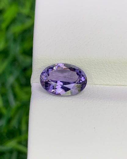 Natural Purple Tanzanite 1.39 Carat 8x6 MM Oval Shape Faceted Gemstone