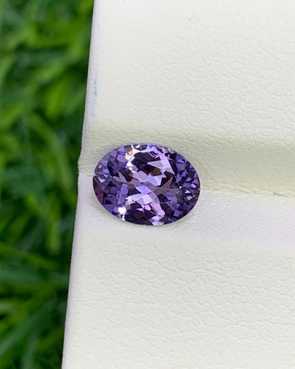 Natural Purple Tanzanite 1.39 Carat 8x6 MM Oval Shape Faceted Gemstone