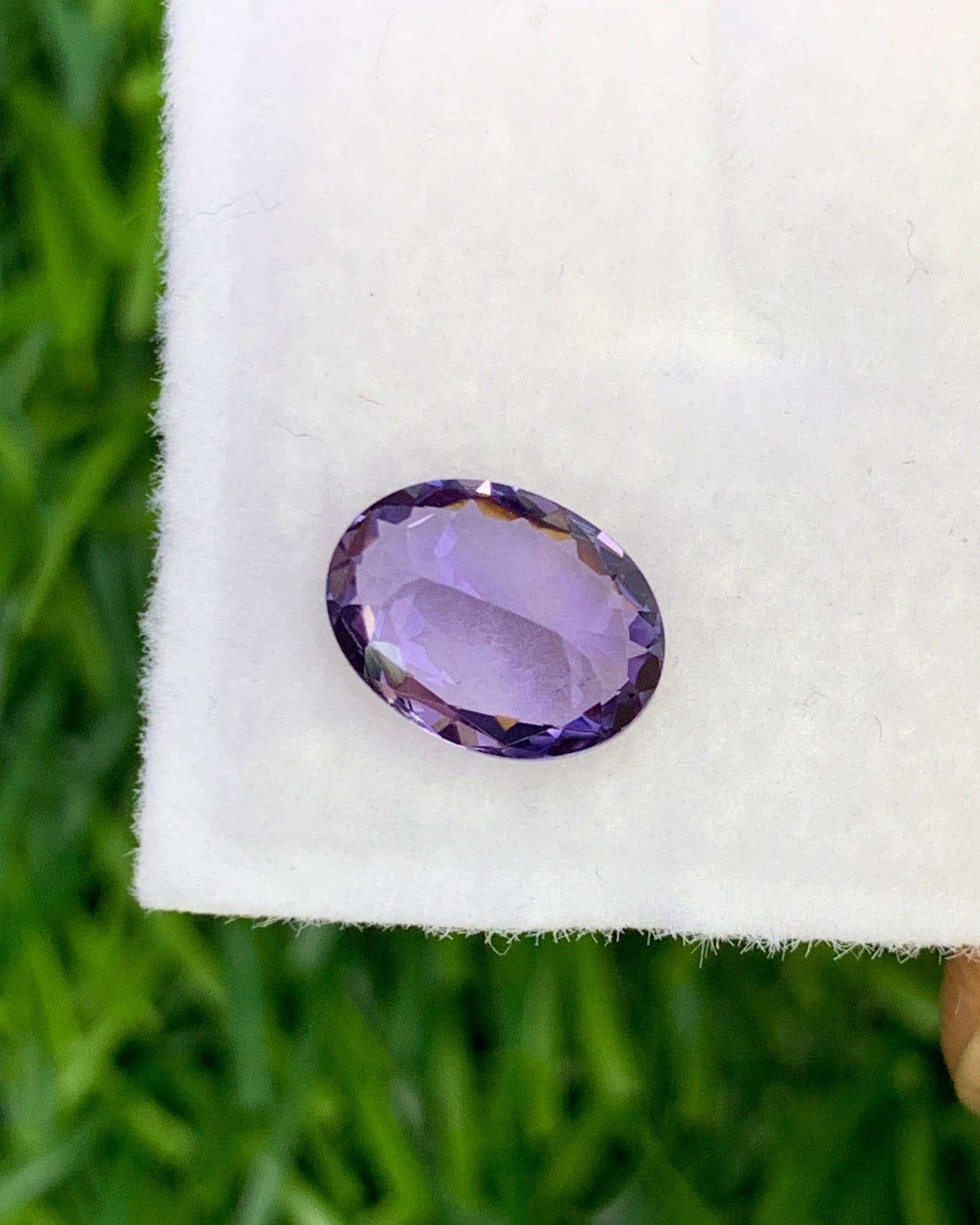 Natural Purple Tanzanite 1.39 Carat 8x6 MM Oval Shape Faceted Gemstone