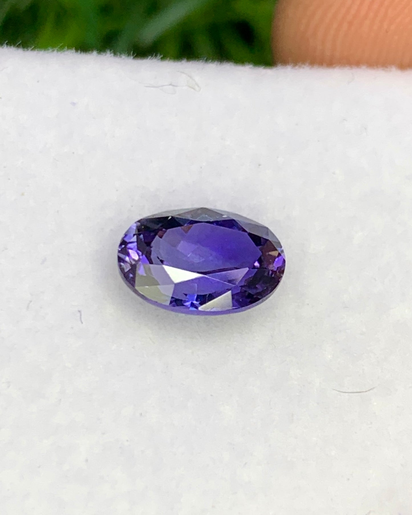 Natural Rare Unique Bi Color Tanzanite 1.25 Carat 7.7x5.6 MM Oval Shape Faceted Gemstone