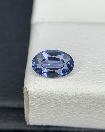 Natural Blue Spinel 0.31 Carat 5.5x3.7 MM Oval Shape Faceted Gemstone 