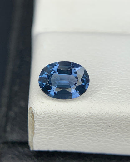 Natural Blue Spinel 0.48 Carat 5.7x4.3 MM Oval Shape Faceted Gemstone 