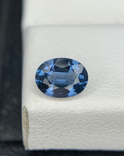 Natural Blue Spinel 0.48 Carat 5.7x4.3 MM Oval Shape Faceted Gemstone 
