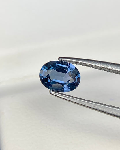 Natural Blue Spinel 0.48 Carat 5.7x4.3 MM Oval Shape Faceted Gemstone 