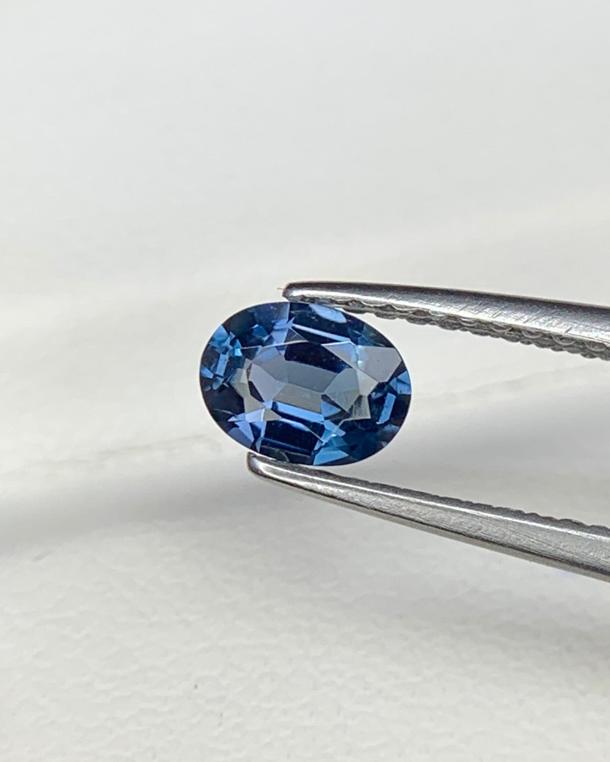 Natural Blue Spinel 0.48 Carat 5.7x4.3 MM Oval Shape Faceted Gemstone 