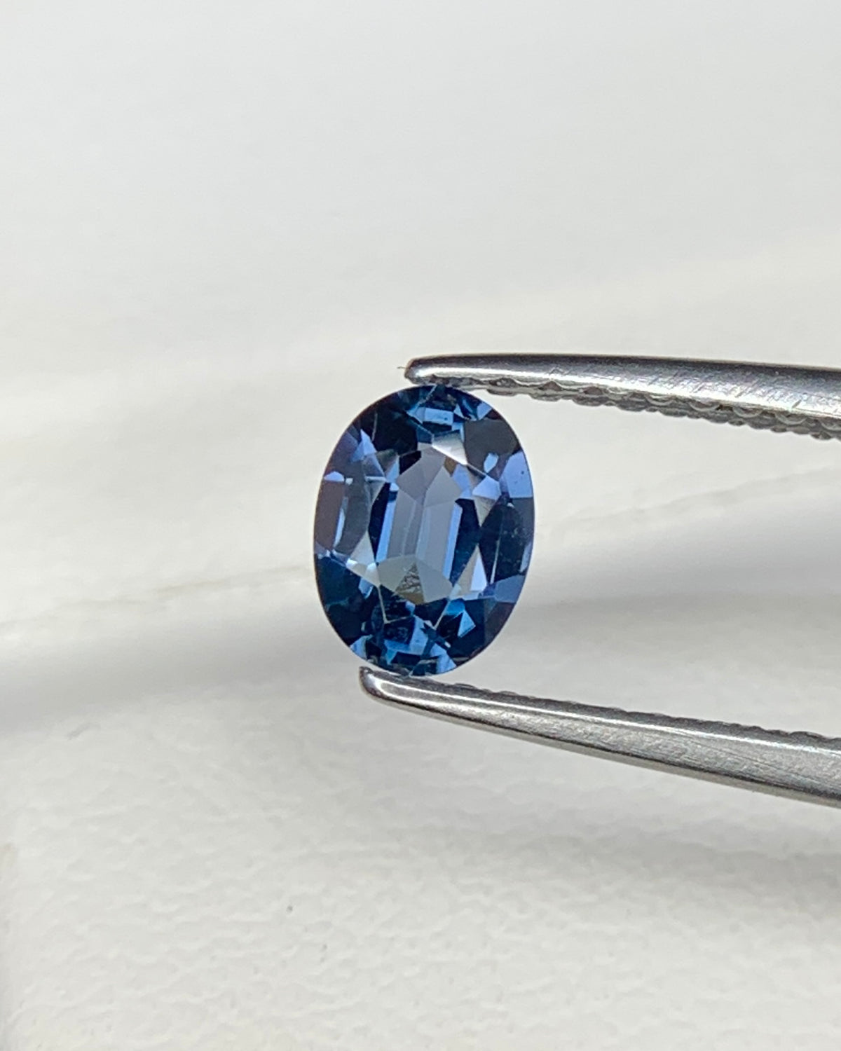 Natural Blue Spinel 0.48 Carat 5.7x4.3 MM Oval Shape Faceted Gemstone 