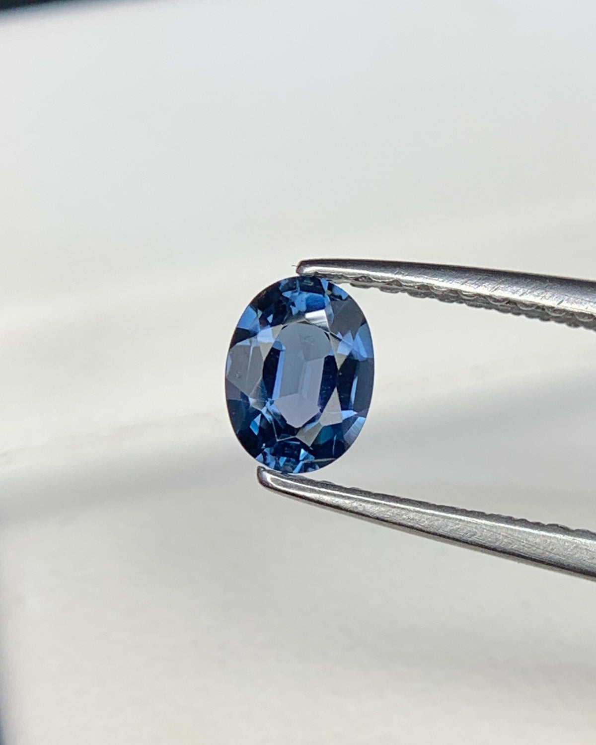 Natural Blue Spinel 0.48 Carat 5.7x4.3 MM Oval Shape Faceted Gemstone 