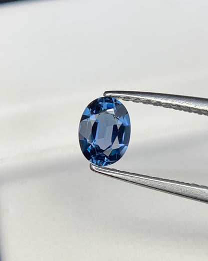 Natural Blue Spinel 0.48 Carat 5.7x4.3 MM Oval Shape Faceted Gemstone 