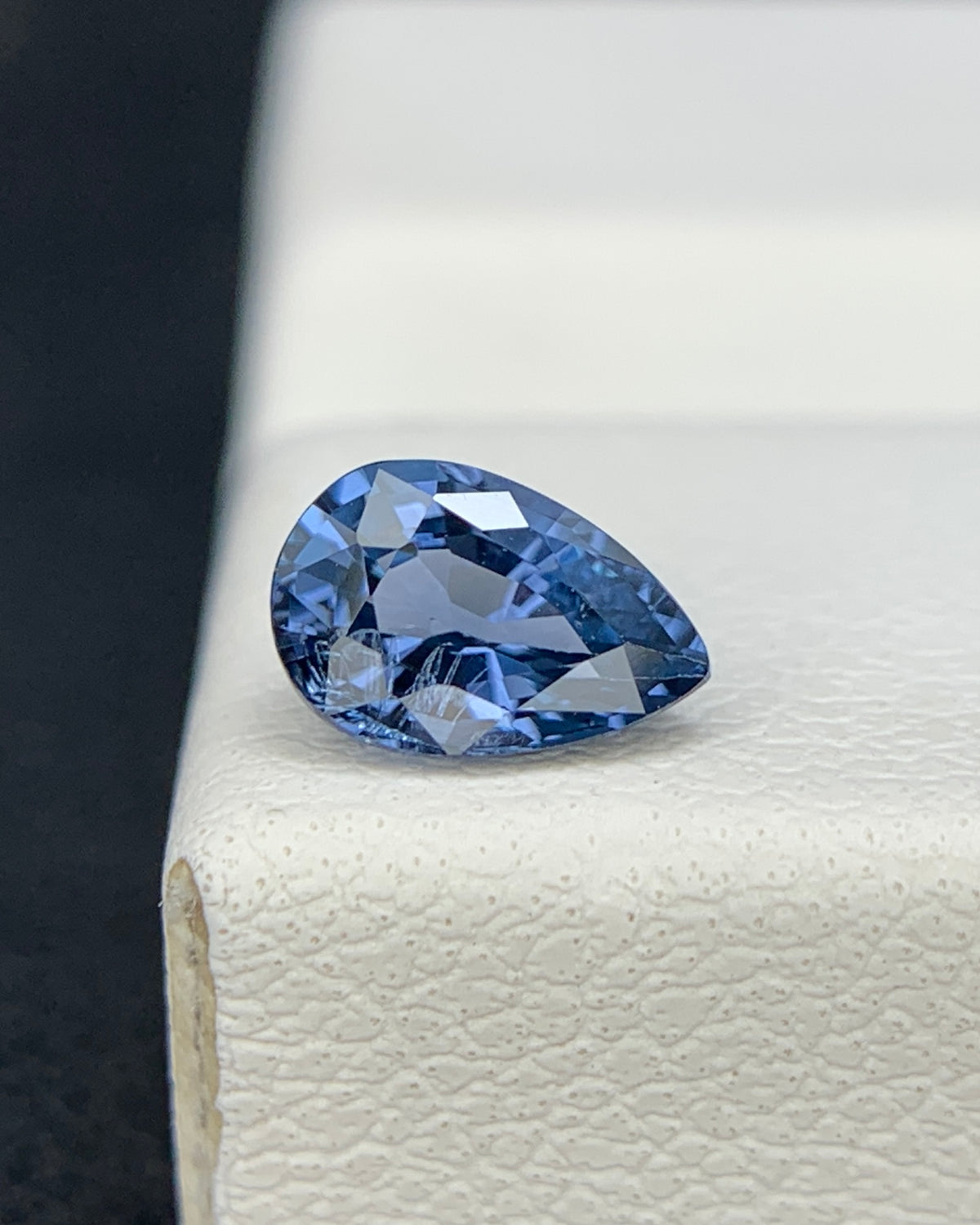 Natural Blue Spinel 0.53 Carat 6.2x4.1 MM Pear Shape Faceted Gemstone 