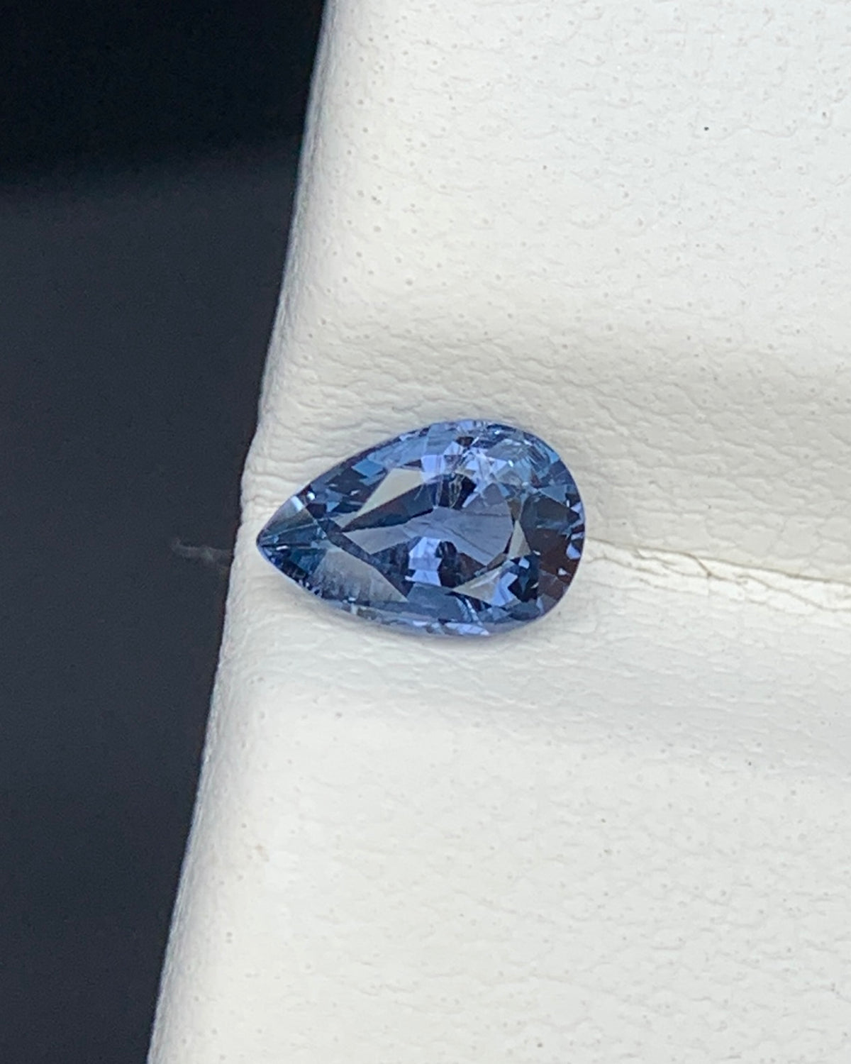 Natural Blue Spinel 0.53 Carat 6.2x4.1 MM Pear Shape Faceted Gemstone 