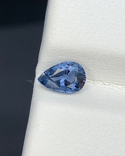 Natural Blue Spinel 0.53 Carat 6.2x4.1 MM Pear Shape Faceted Gemstone 