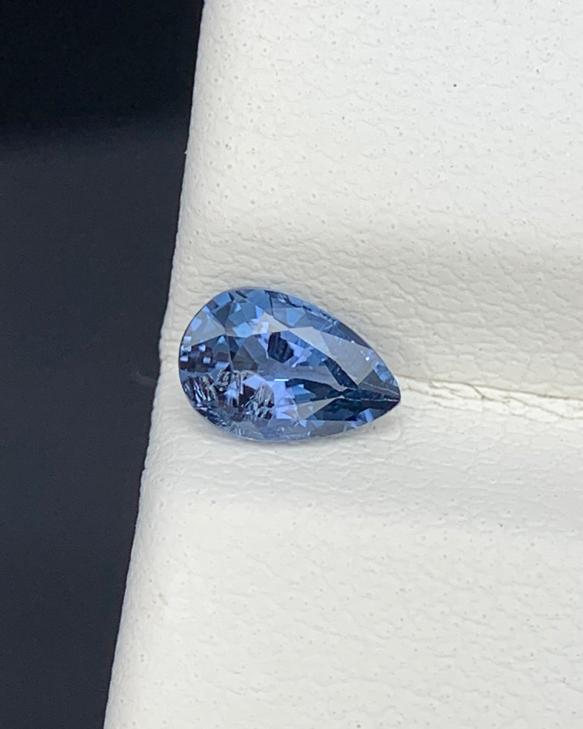 Natural Blue Spinel 0.53 Carat 6.2x4.1 MM Pear Shape Faceted Gemstone 