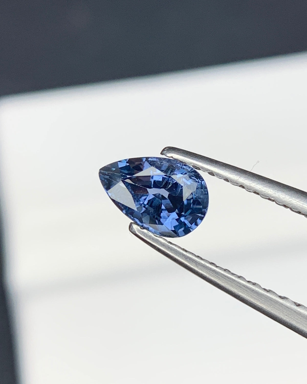 Natural Blue Spinel 0.53 Carat 6.2x4.1 MM Pear Shape Faceted Gemstone 