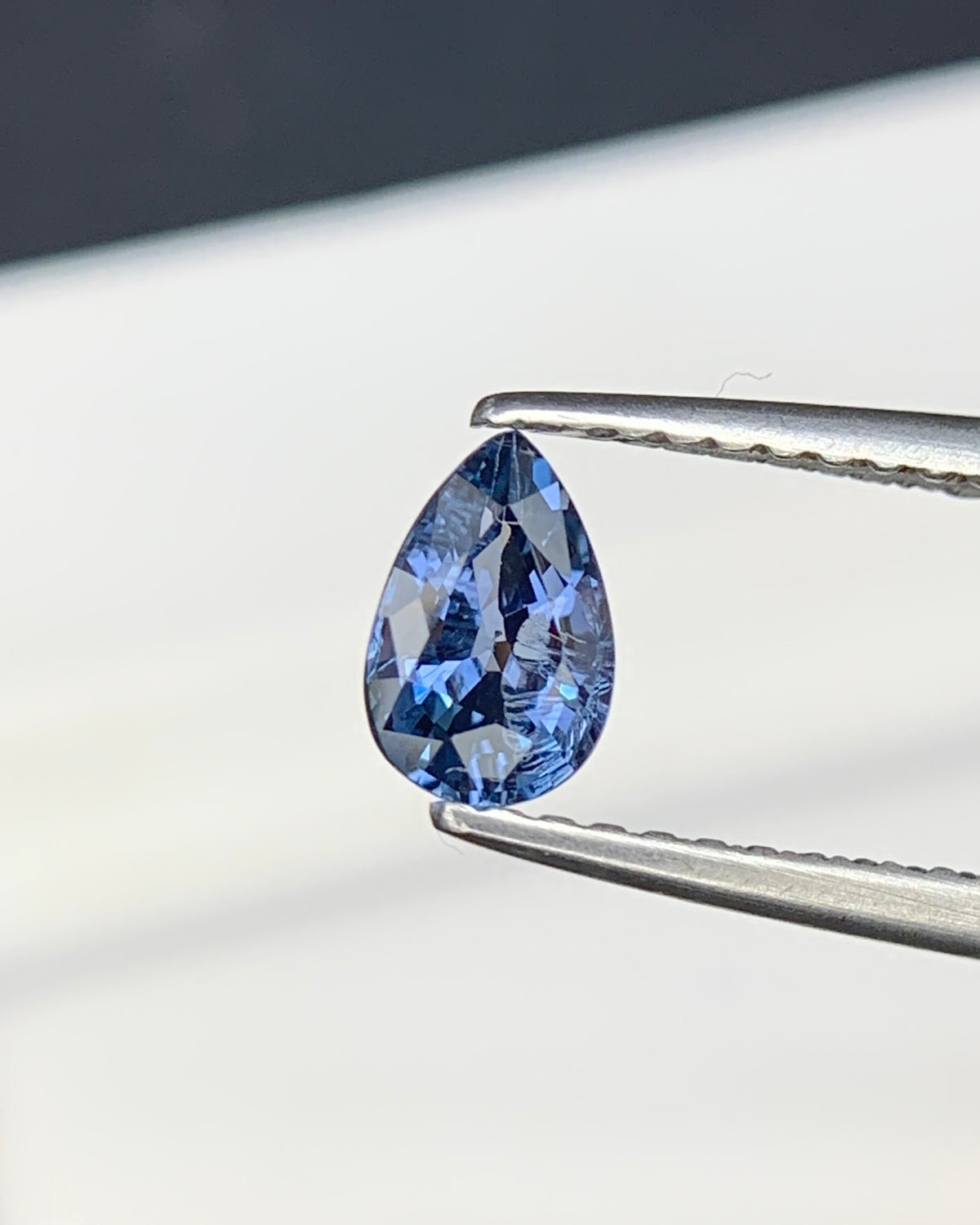 Natural Blue Spinel 0.53 Carat 6.2x4.1 MM Pear Shape Faceted Gemstone 