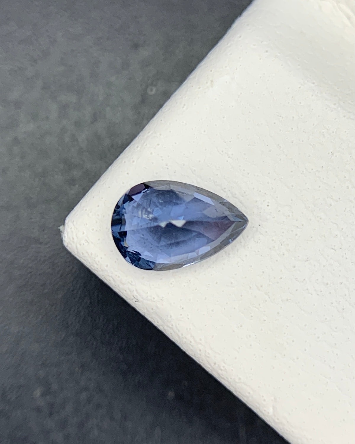 Natural Blue Spinel 0.53 Carat 6.2x4.1 MM Pear Shape Faceted Gemstone 