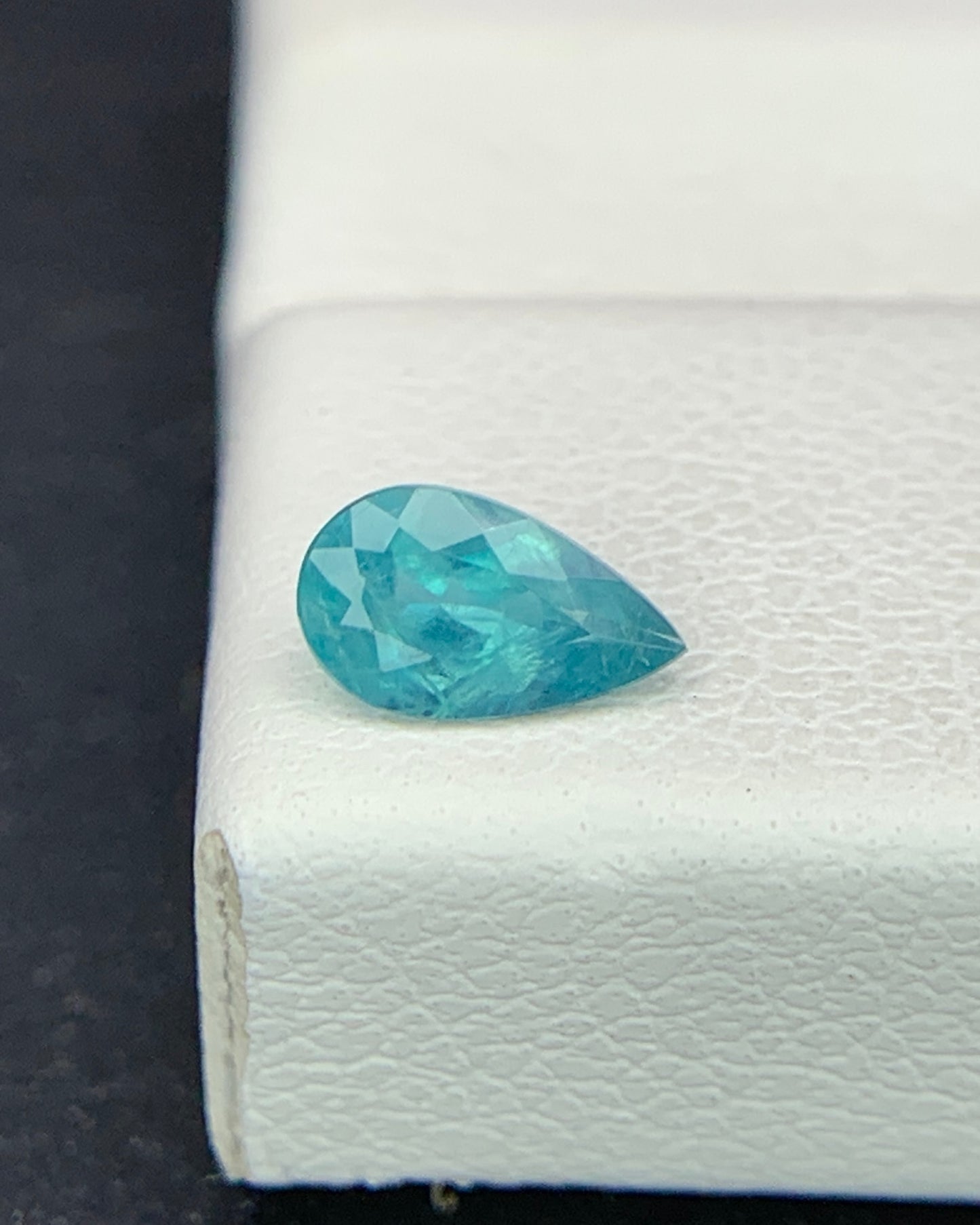Natural Rare Grandidierite 0.26 Carat 6.1x3.6 MM Pear Shape Faceted Gemstone