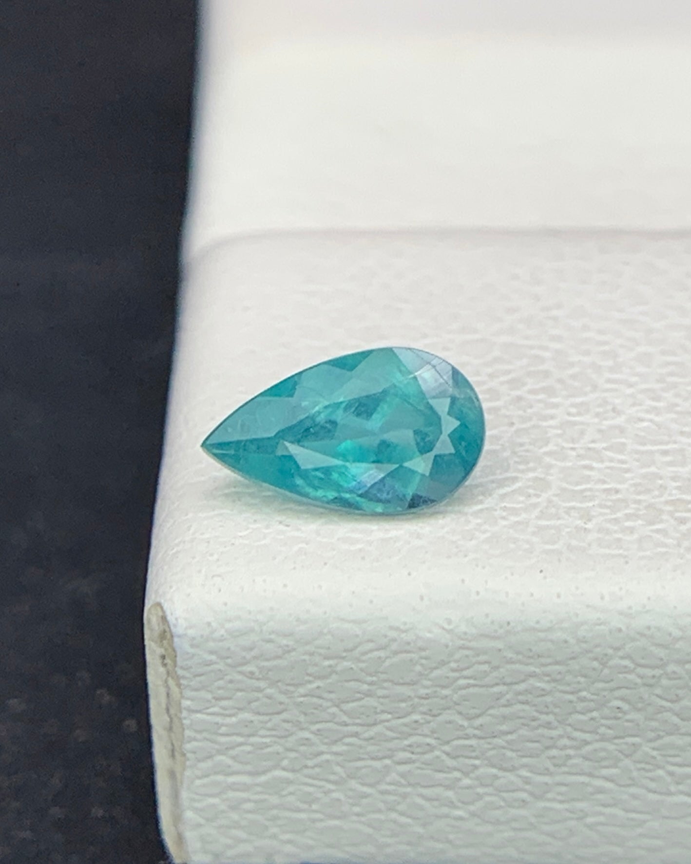Natural Rare Grandidierite 0.26 Carat 6.1x3.6 MM Pear Shape Faceted Gemstone