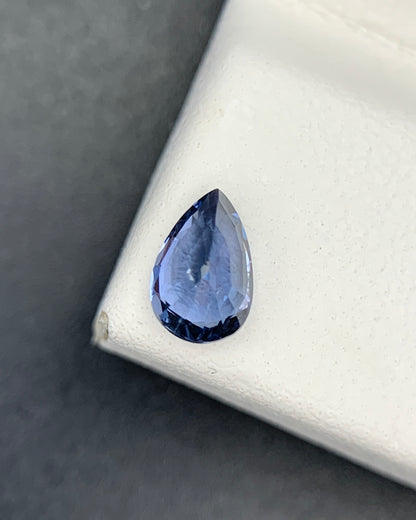 Natural Blue Spinel 0.53 Carat 6.2x4.1 MM Pear Shape Faceted Gemstone 