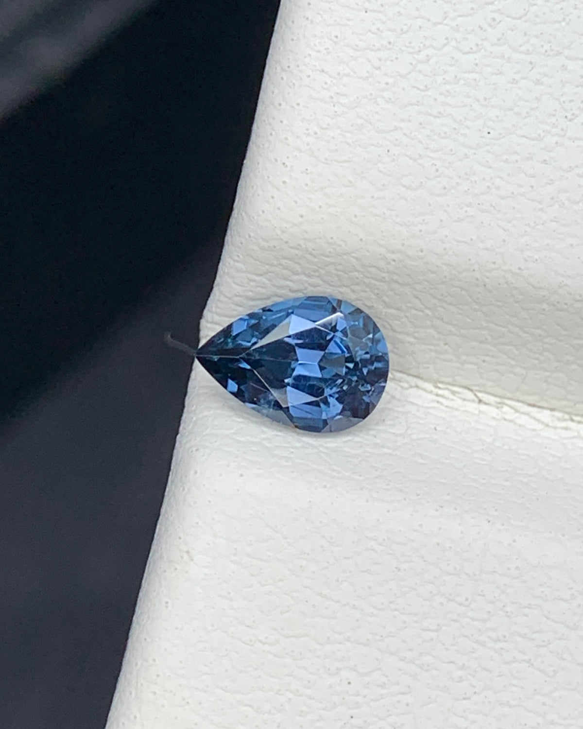 Natural Blue Spinel 0.46 Carat 6x4.2 MM Pear Shape Faceted Gemstone 
