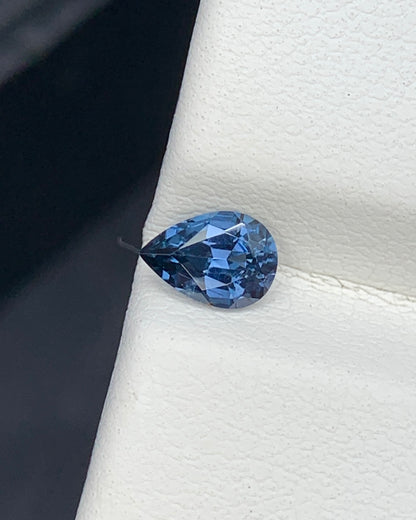 Natural Blue Spinel 0.46 Carat 6x4.2 MM Pear Shape Faceted Gemstone 