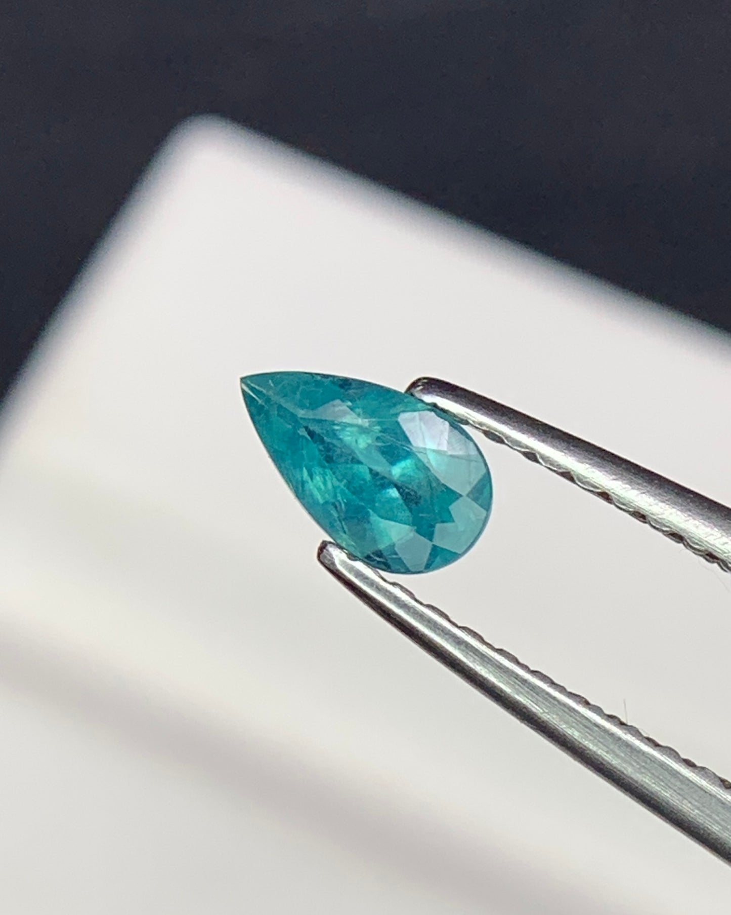 Natural Rare Grandidierite 0.26 Carat 6.1x3.6 MM Pear Shape Faceted Gemstone