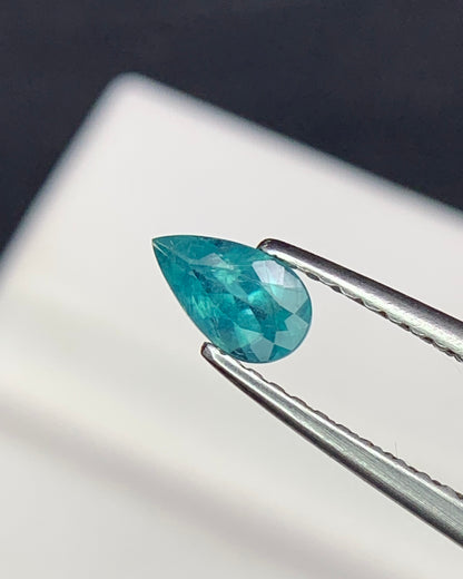 Natural Rare Grandidierite 0.26 Carat 6.1x3.6 MM Pear Shape Faceted Gemstone