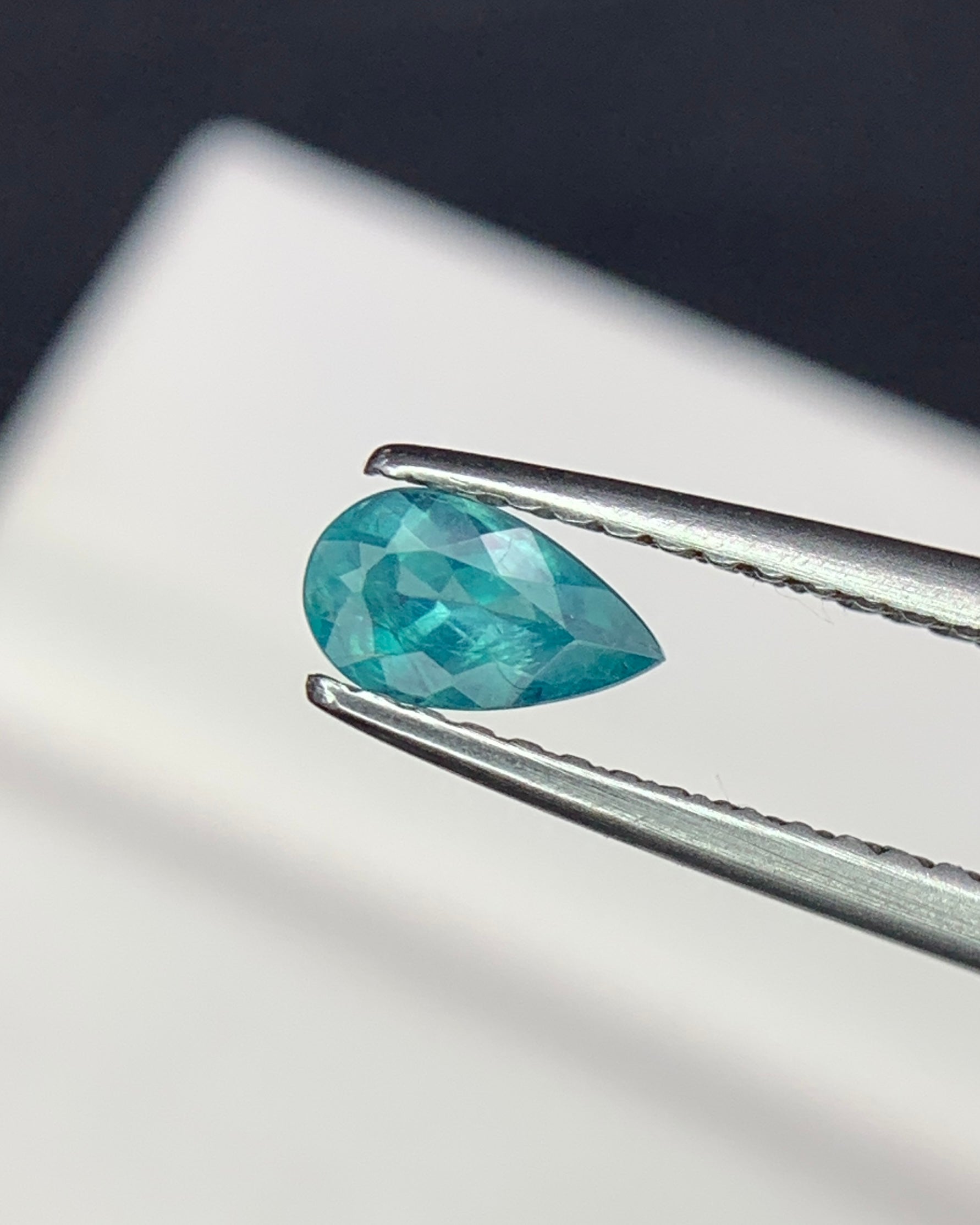 Natural Rare Grandidierite 0.26 Carat 6.1x3.6 MM Pear Shape Faceted Gemstone