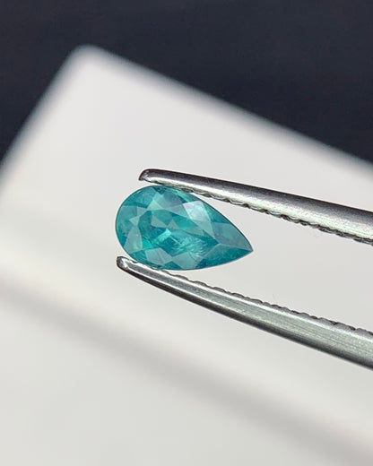Natural Rare Grandidierite 0.26 Carat 6.1x3.6 MM Pear Shape Faceted Gemstone