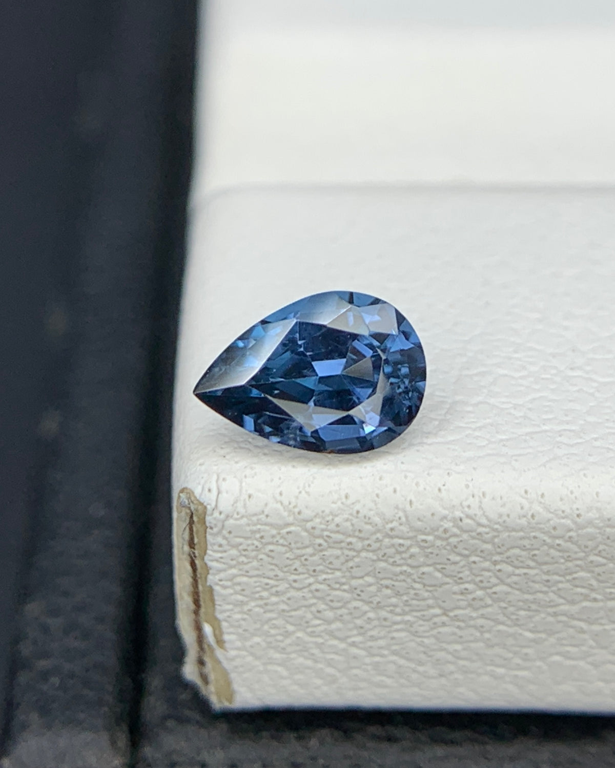 Natural Blue Spinel 0.46 Carat 6x4.2 MM Pear Shape Faceted Gemstone 