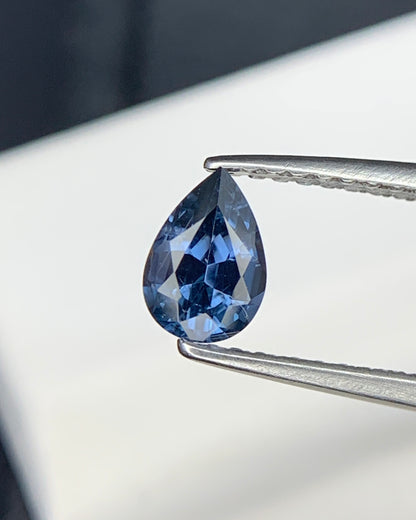 Natural Blue Spinel 0.46 Carat 6x4.2 MM Pear Shape Faceted Gemstone 