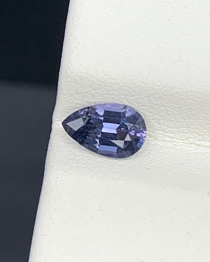Natural Blue Spinel 0.55 Carat 6x4.2 MM Pear Shape Faceted Gemstone 
