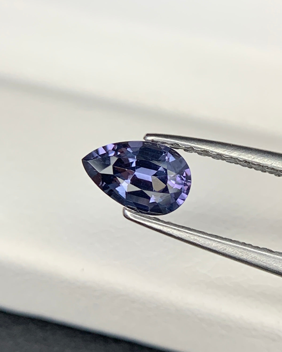 Natural Blue Spinel 0.55 Carat 6x4.2 MM Pear Shape Faceted Gemstone 