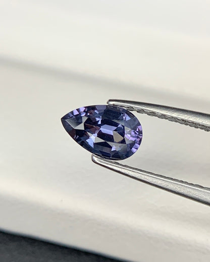 Natural Blue Spinel 0.55 Carat 6x4.2 MM Pear Shape Faceted Gemstone 