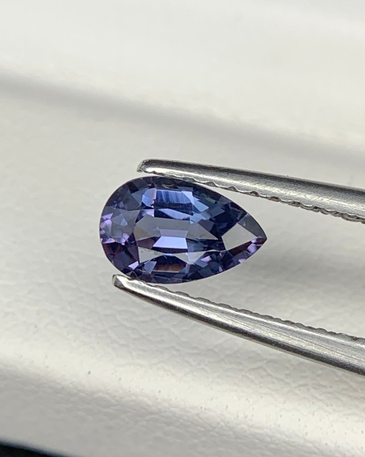 Natural Blue Spinel 0.55 Carat 6x4.2 MM Pear Shape Faceted Gemstone 