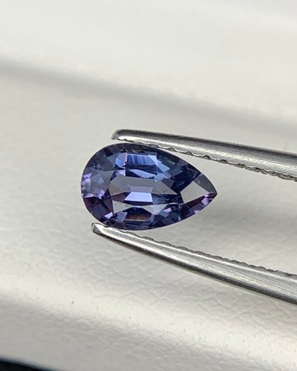 Natural Blue Spinel 0.55 Carat 6x4.2 MM Pear Shape Faceted Gemstone 