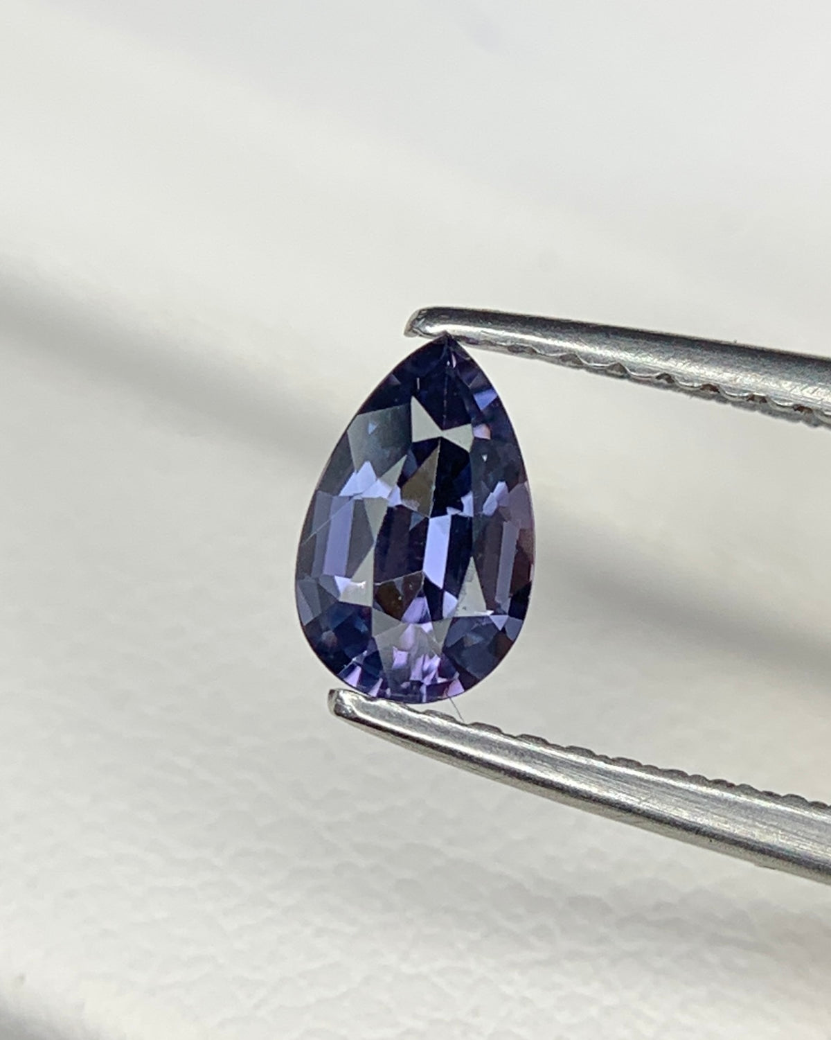 Natural Blue Spinel 0.55 Carat 6x4.2 MM Pear Shape Faceted Gemstone 