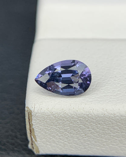Natural Blue Spinel 0.55 Carat 6x4.2 MM Pear Shape Faceted Gemstone 