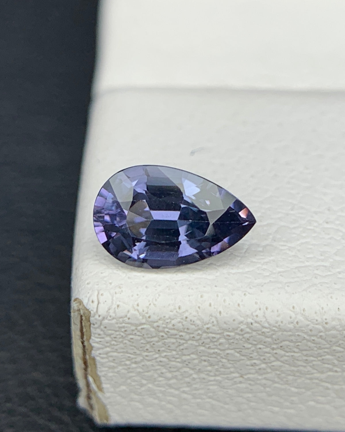 Natural Blue Spinel 0.55 Carat 6x4.2 MM Pear Shape Faceted Gemstone 