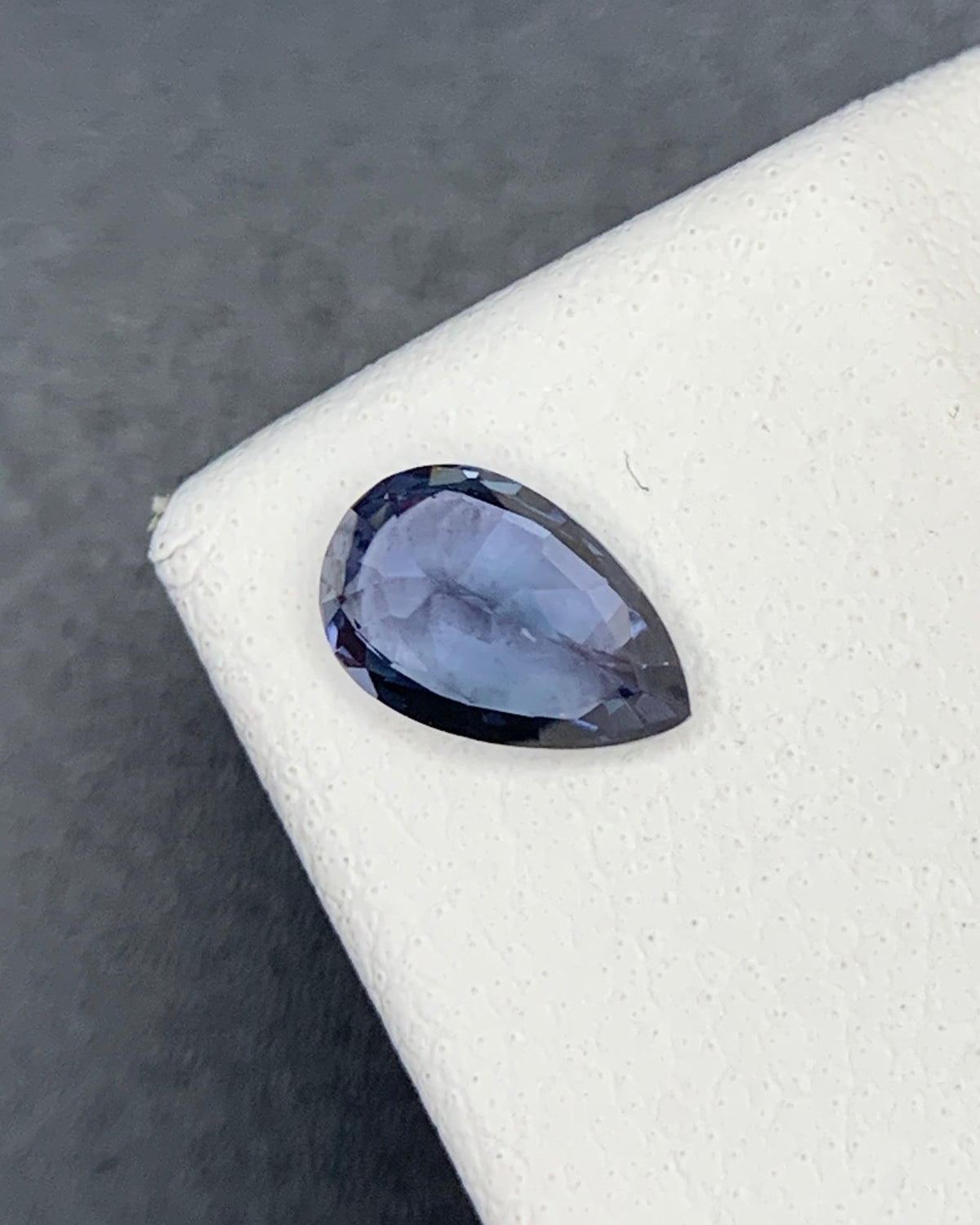 Natural Blue Spinel 0.55 Carat 6x4.2 MM Pear Shape Faceted Gemstone 