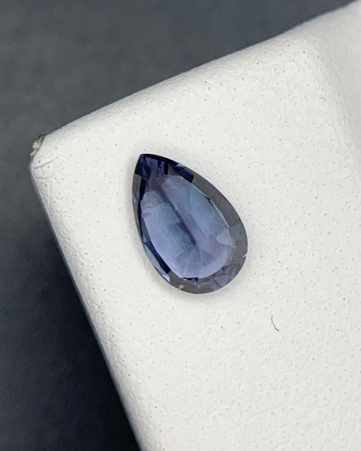 Natural Blue Spinel 0.55 Carat 6x4.2 MM Pear Shape Faceted Gemstone 