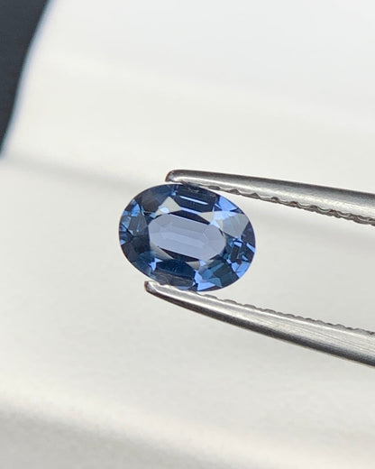 Natural Blue Spinel 0.52 Carat 5.9x4.4 MM Oval Shape Faceted Gemstone 